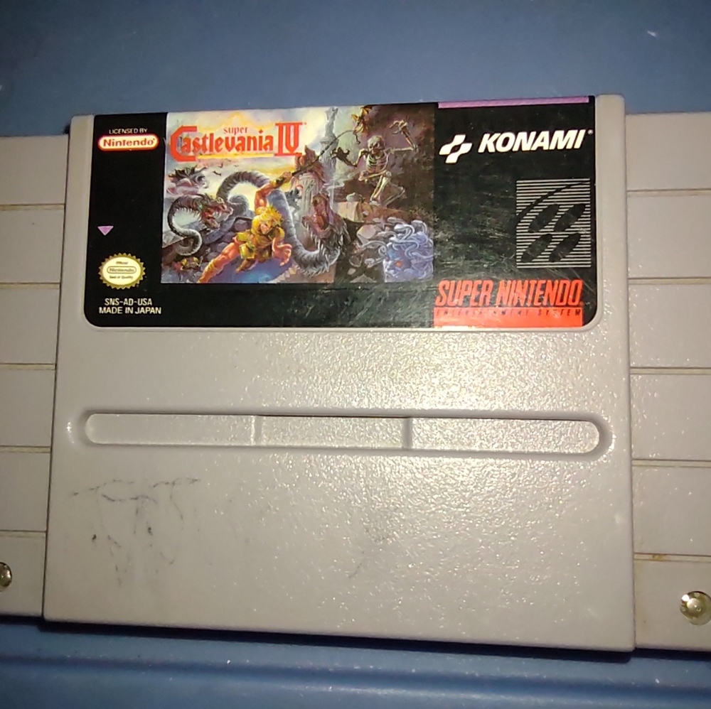 SUPER NINTENDO "CASTLEVANIA" game